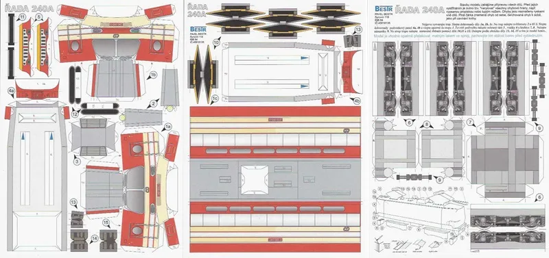Lokomotíva Rada 240A Laminátka